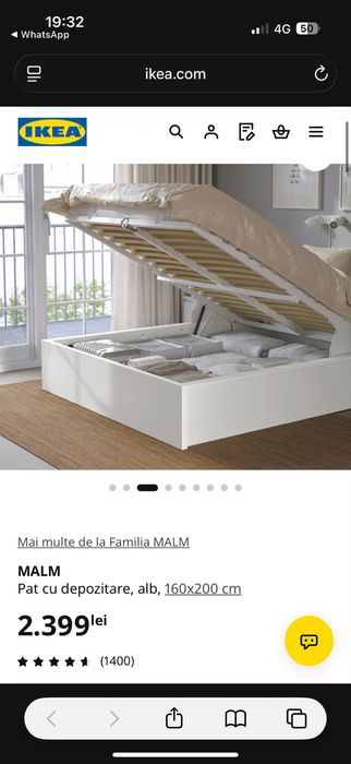 Pat MALM 160x200 ikea