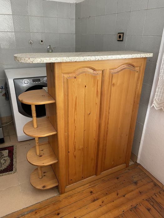 Продавам кухненски барплот от чам ръчна изработка