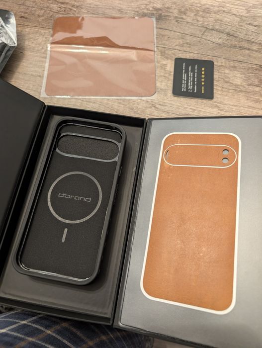 Pixel 9 Pro DBrand Case + Skin leather