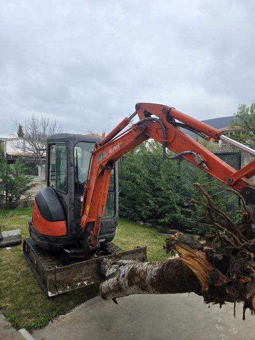 Услуги с мини багер и смаосвал