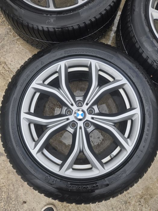 Jante BMW originale X5 - X6 fara nici o zgârietura + anvelope iarna +