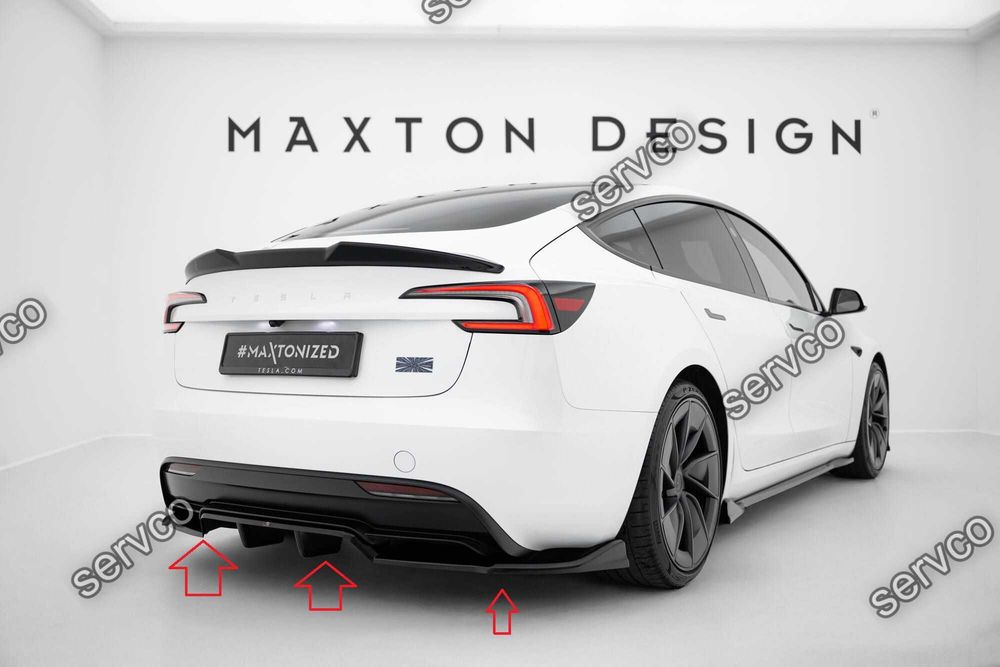 Prelungire bara spate Tesla Model 3 Performance Mk1 2023- v7 - Maxton