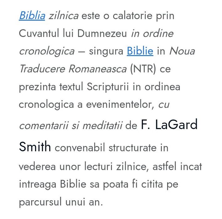 Vând biblii medii