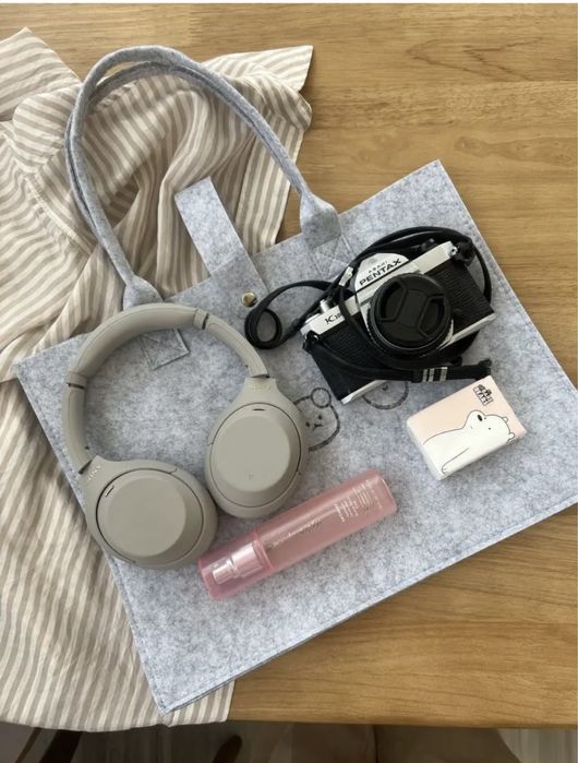 Сумка шопер из войлока