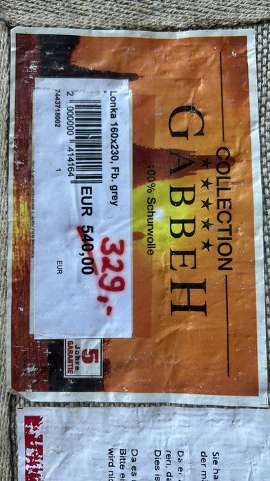 Covor lana Model Gabbeh 160/230