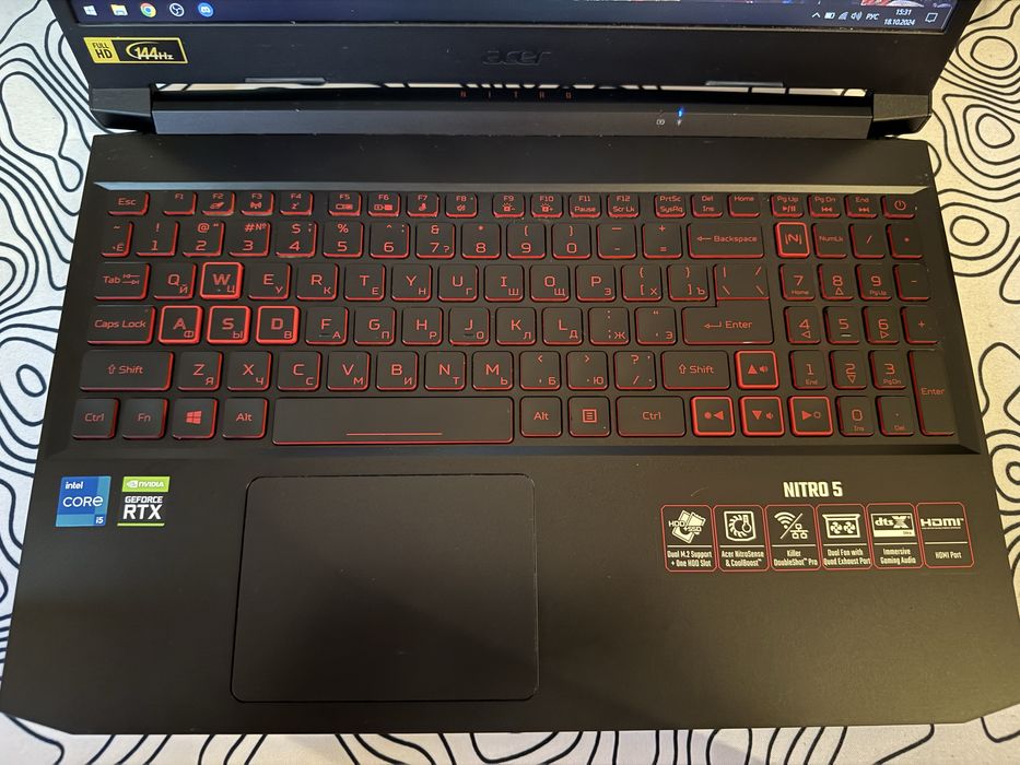 Продам ноутбук Aser nitro 5 или обмен на Macbook