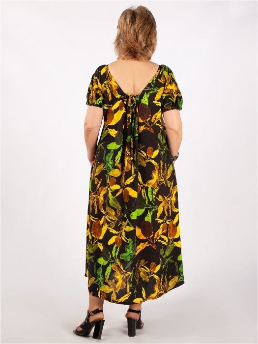 Платье Лайма, черный/желтый