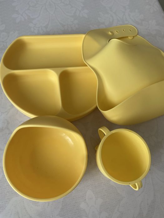 Детская посуда силиконовая
