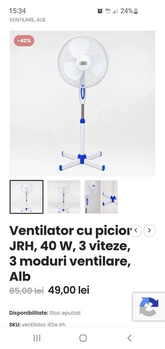 Ventilator electric