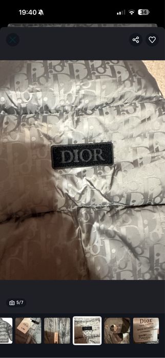 Dior Geaca Umplutura Pene PREMIUM, Detaliu Metal ,