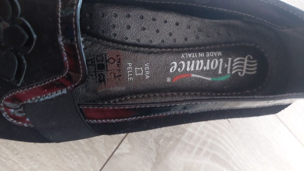 Pantofi piele naturală Florance Made in Italy nr. 39 – noi