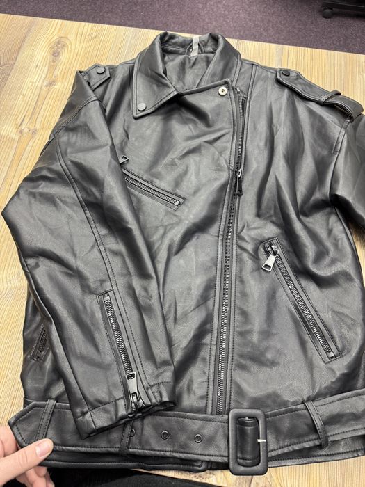 Geaca moderna piela (imitatie) marimea s/m