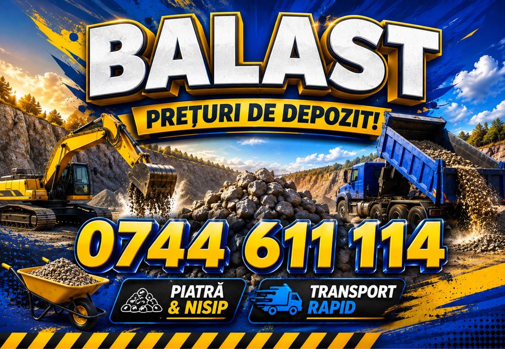 Balast iasi, balast, balastru, amestec beton