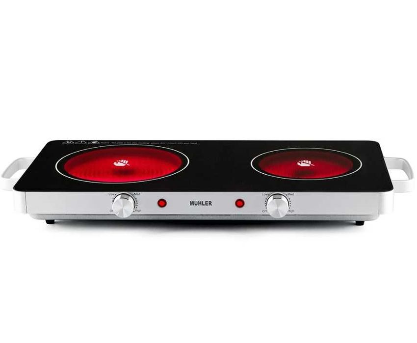 НОВ! Двоен керамичен бързонагряващ котлон