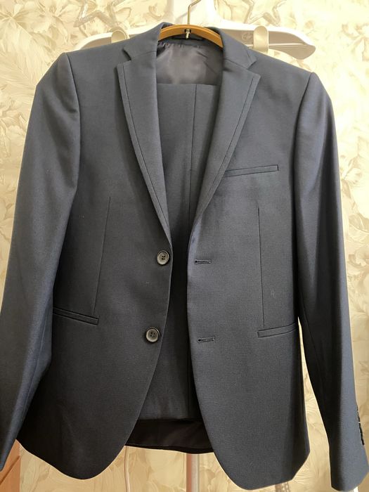 Мужской костюм POLARIS, тёмно-серый, 42/176, новый