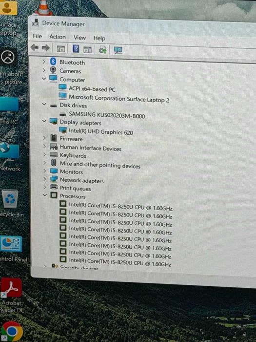 Microsoft Surface Laptop 2 i5-8250U/8RAM/128SSD