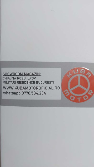 FARA PERMIS Triciclu Electric KUBA EKAMYONET Volan CIV Inclus 25KM/h