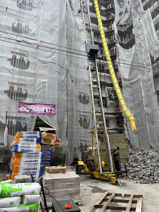 Vand lift girafa, construcții