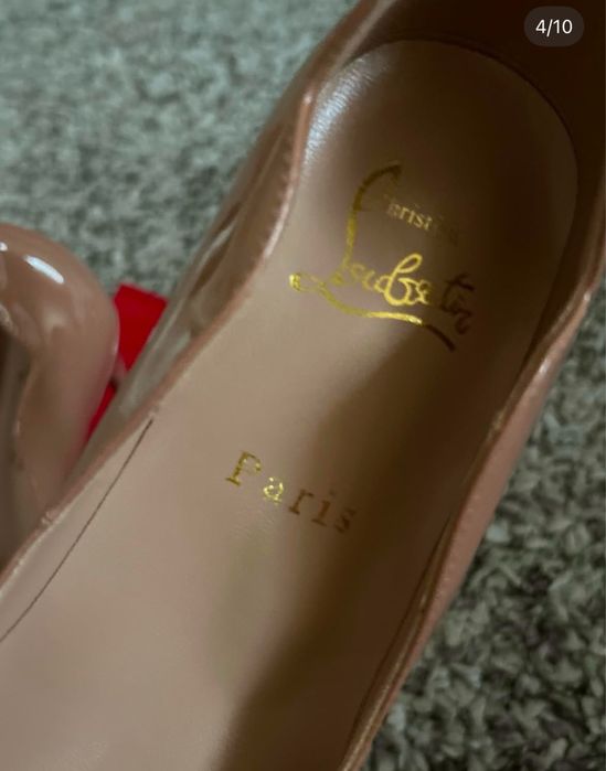 Pantofi Christian Louboutin piele pe comanda