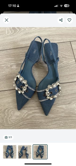 Zara шикарные туфли