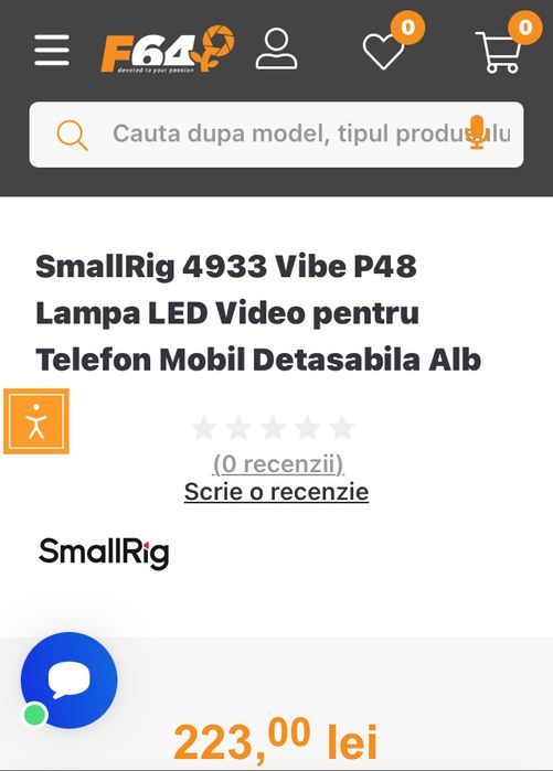 SmallRig Vibe 48 Lampa  video pt telefon