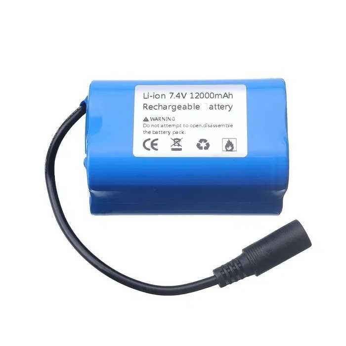 Acumulator/baterie pt barcutele/navomodel de plantat 7.4 V- capacitate mare litiu-ion 12000 mah.Nou