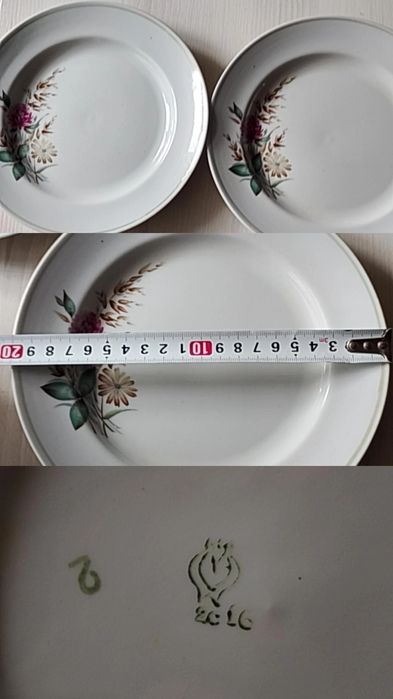 Советские винтажные тарелки