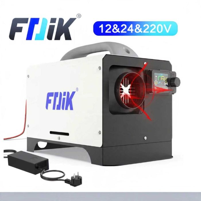 Incalzitor stationar diesel FDIK 8KW, 12V/24V DC sau 230V AC, 5L