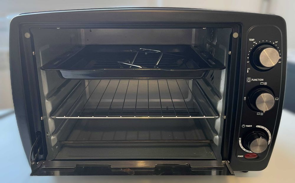 Cuptor electric cu convectie Myria MY4029, 20l, 1380W, negru-argintiu