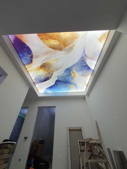 Ровный натижной потолок без хлопот – красиво, быстро, гарантия 10 лет!