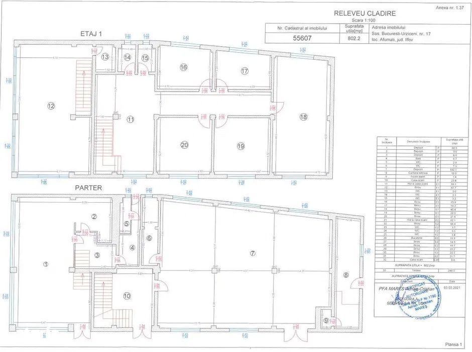 Spatiu 145mp | Afumati DN2 | Doraly | Compartimentat Mixt | Parcare