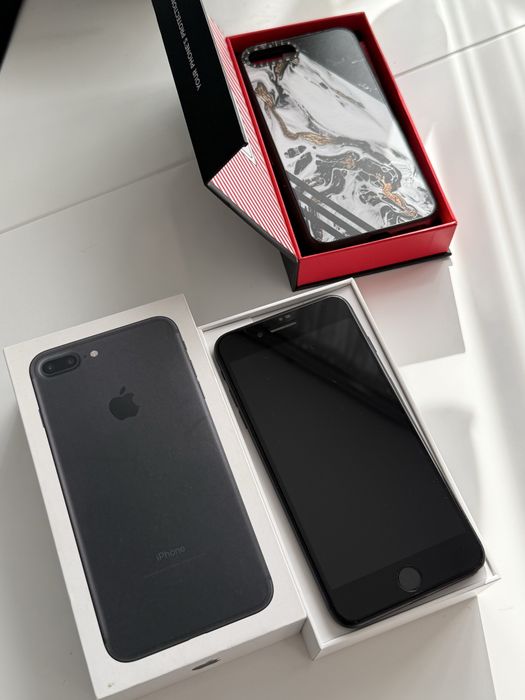 Iphone 7 Plus Negru Ca Nou + Accesorii