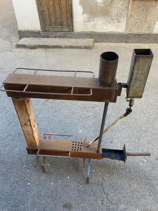 Печь на отработке