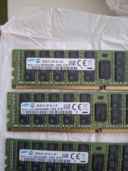 Rami pentru Servere 128gb (32x4)  DDR4 2 Seturi2666v , SK Hynix
