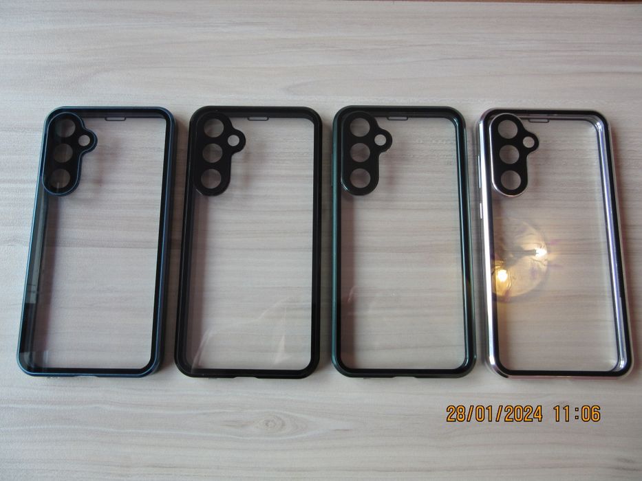 Samsung Galaxy S24 FE S23 FE /Двоен 360 магнитен кейс камера протектор