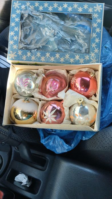 Советские ёлочные игрушки/гирлянды