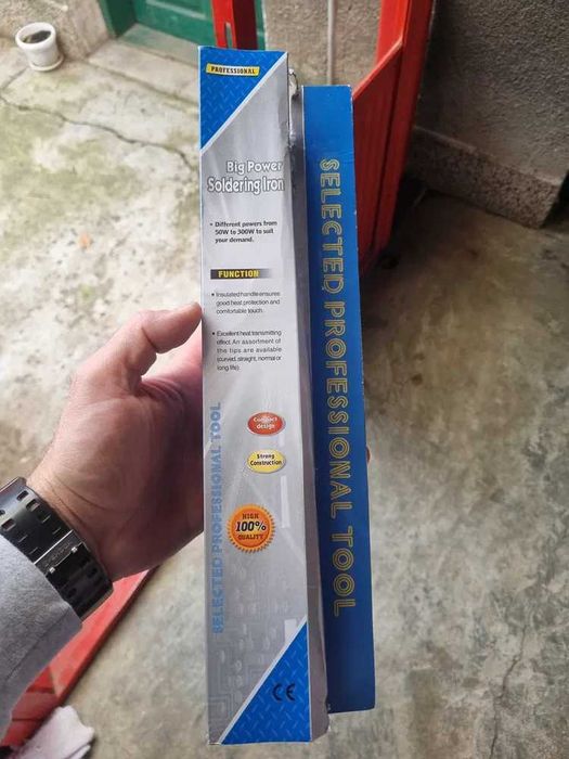 Мощен Поялник ZD-701, Крива човка, Нагревател, 220V, 300W