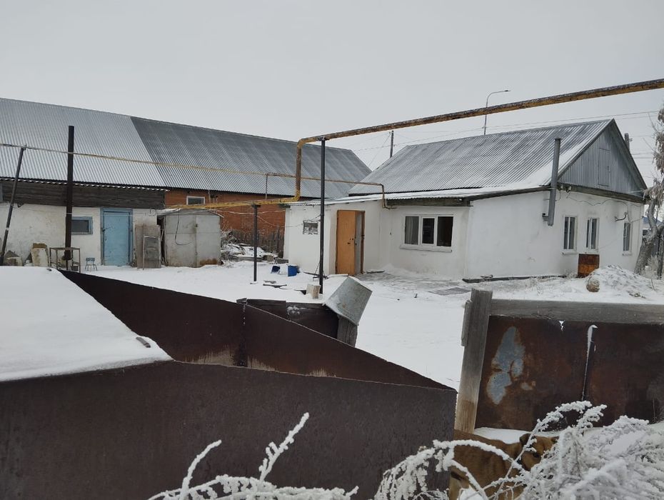 Два дома в одном дворе.