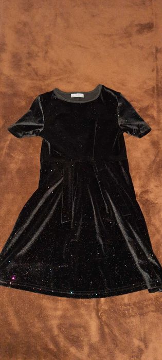 Черна празнична рокля за момиче