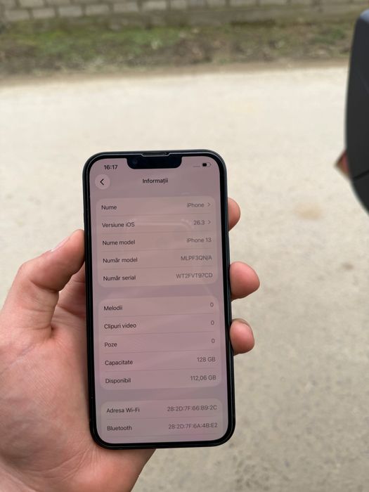 Vand IPhone 13 black 85% bateria originala