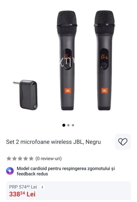 Vand microfoane JBL sunt noi