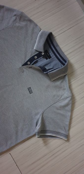 Hugo Boss  Pique Pima Cotton Regular Fit  XL - 2XL  ОРИГИНАЛ! Мъжка Те
