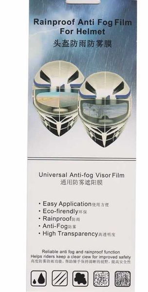 Folie antiaburire universala transparenta pentru casca moto scuter atv