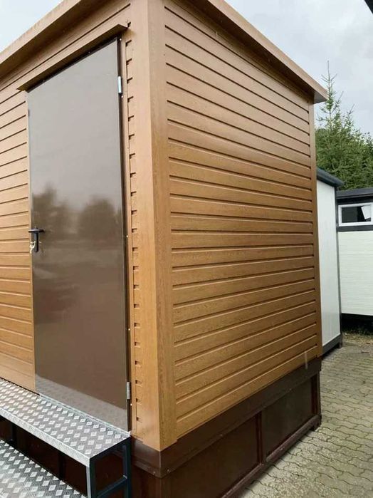 Container sanitar dublu cu depozitare a deșeurilor