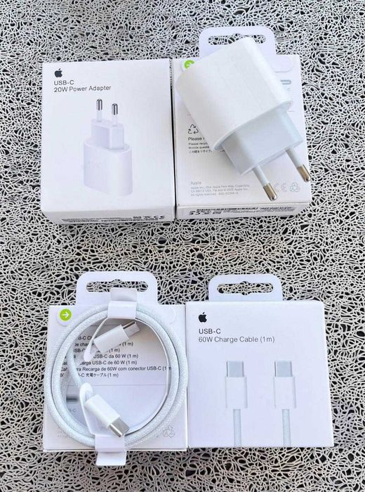 Incarcator iPhone 20W/60W pentru iPhone 12/13/14/15/16/17 - Fast Charger / Incarcare rapida
