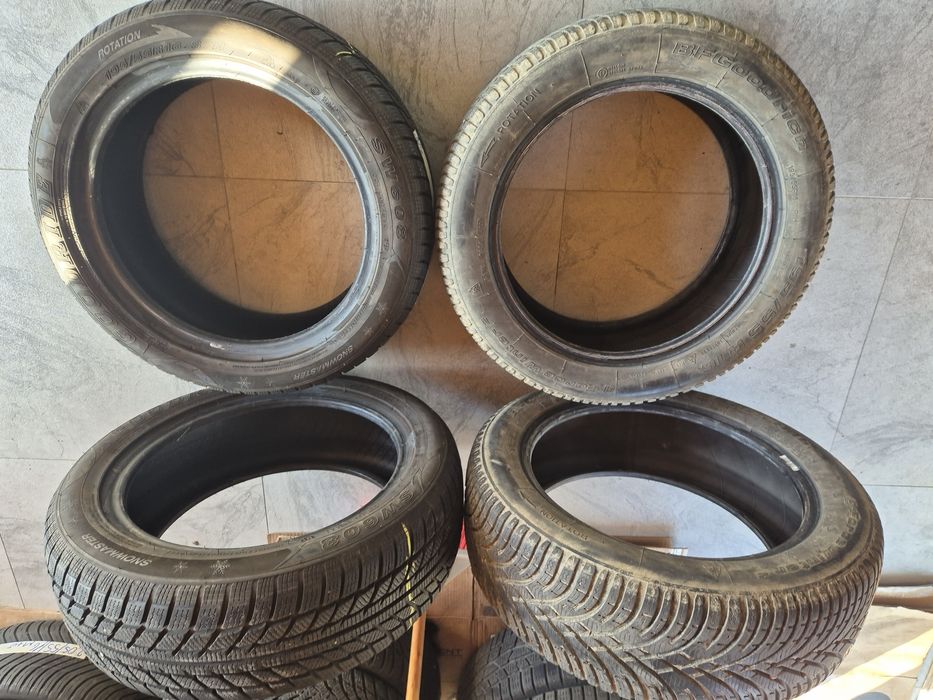 Vând cauciucuri 195/55/16 M+S 2și2 buc Import Germania