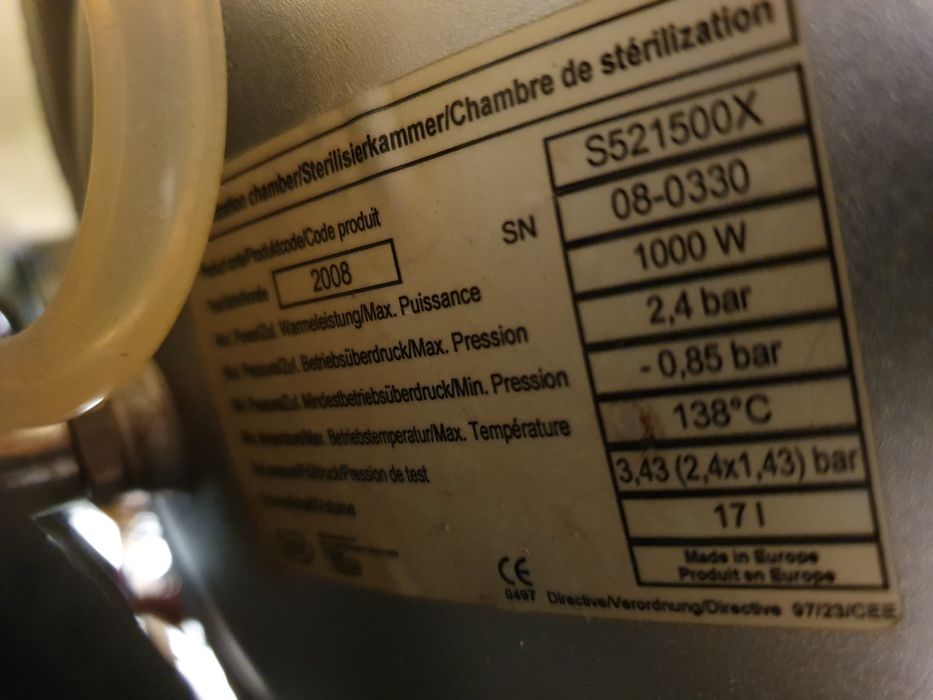 Autoclav clasa B Lisa W&H