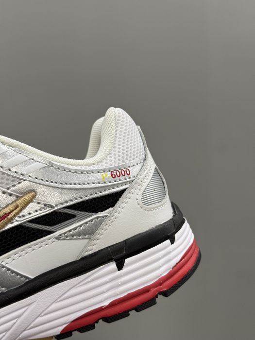 Кроссовки Nike p-6000 white/red