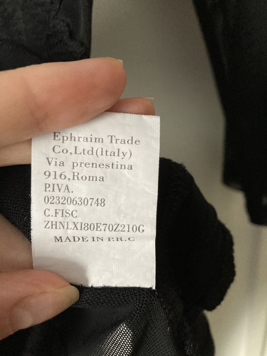 Body dantela negru S