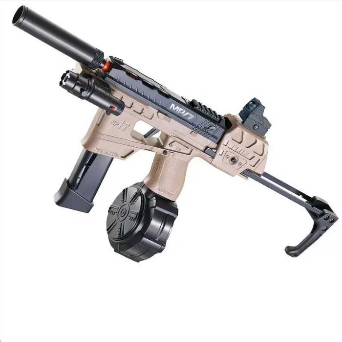 Електрическа играчка-пистолет, включени 5000 броя топчета, MP7